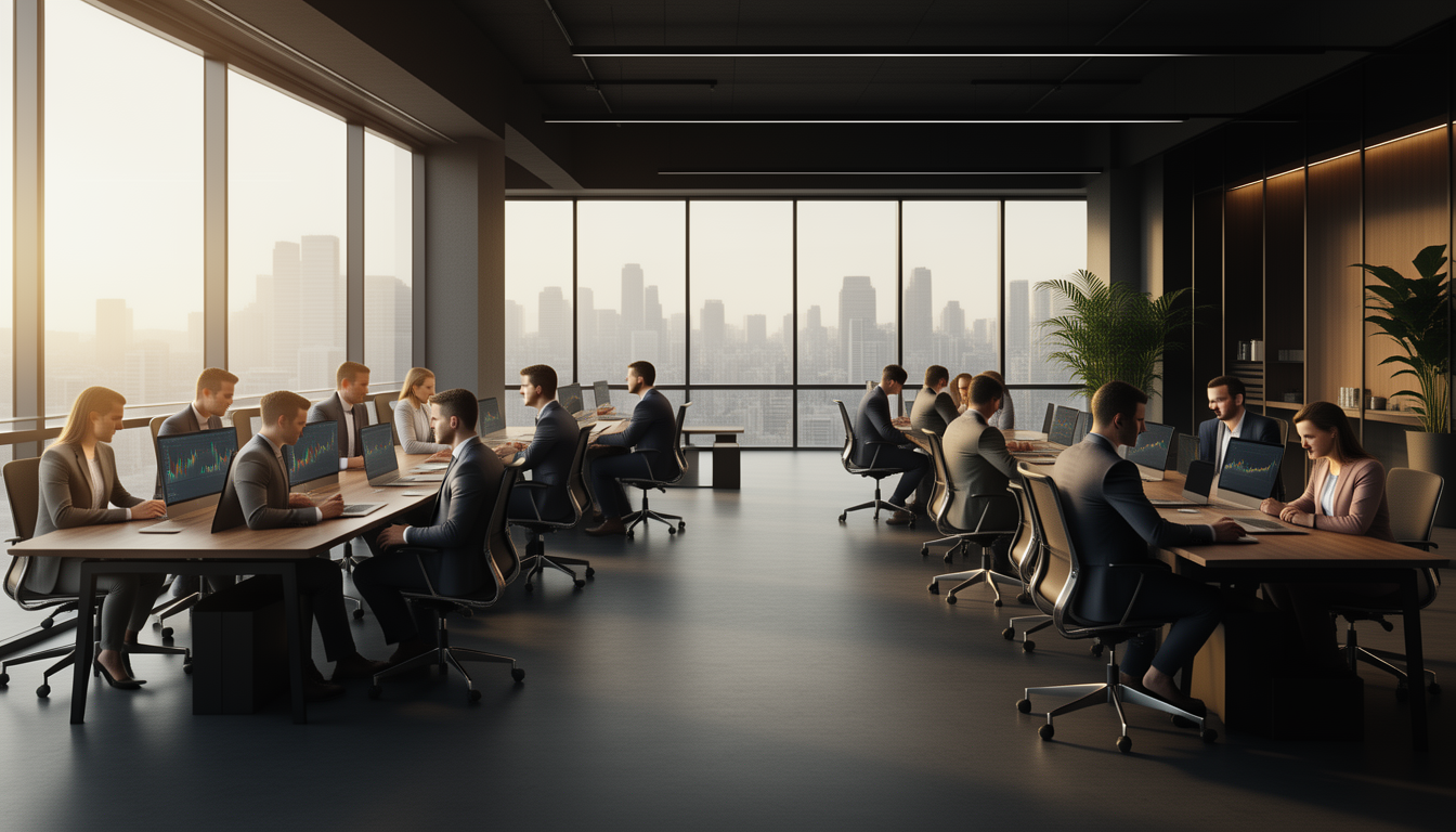 Collaborative professional workspace at Limuria Intelligence