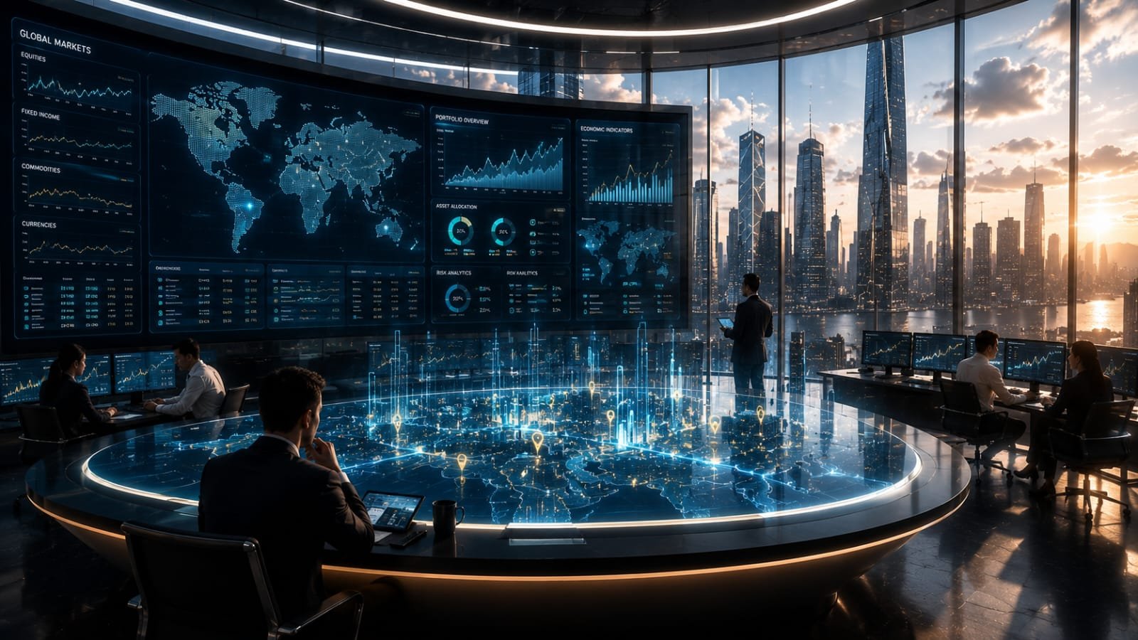 Limuria consultants collaborating on strategic intelligence